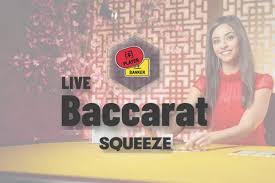 Baccarat Squeeze game by Evolution – logo hosted on Goldbet