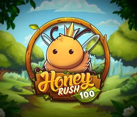Honey Rush 100 logo – Slots by Play’n GO at Goldbet